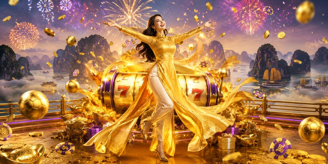 Chơi slot game tại Hạ Long Bay – khung cảnh áo dài và casino trực tuyến