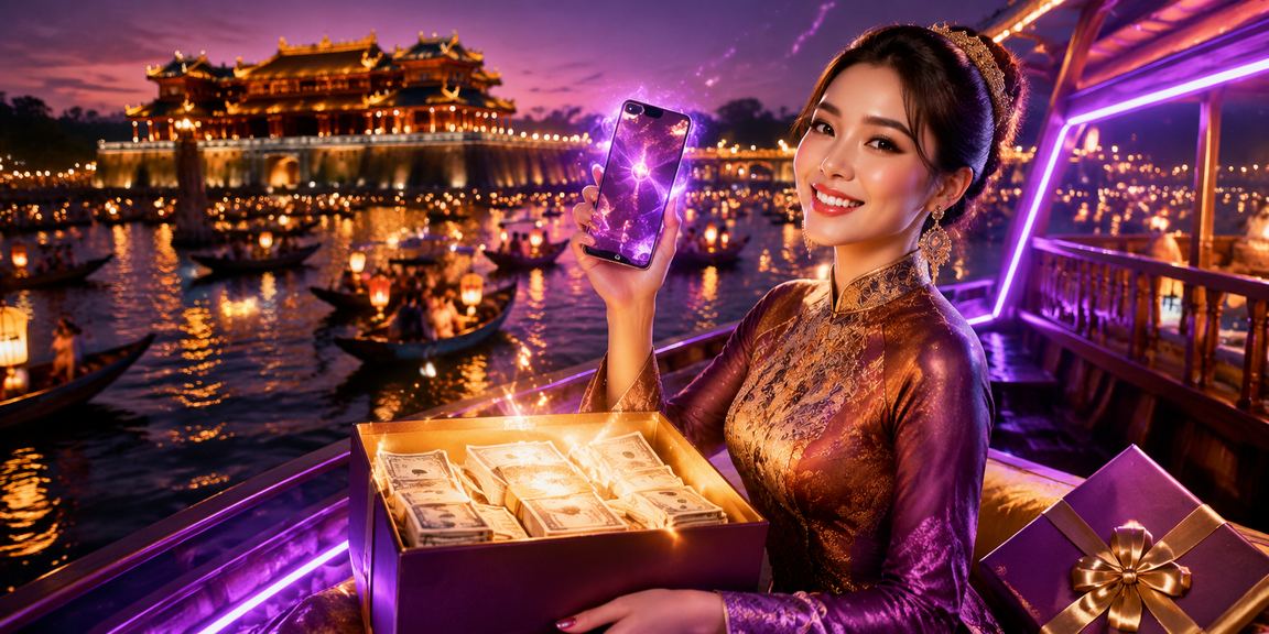 Trải nghiệm casino di động ban đêm tại Huế – giao diện neon 1618